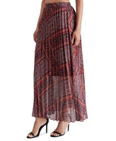 Steve Madden Women's Coppola Pleated Maxi Skirt