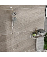 Streamdale Furniture Multi Function Dual Shower Head - Shower System With 4.7 Rain Showerhead, 7-Function