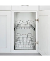 Rev-a-Shelf Kitchen Cabinet Pull Out Shelf Organizer, 15 x 22 In, 5WB2-1522CR-1