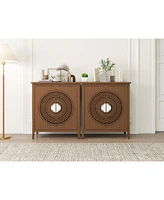 Streamdale Furniture 2 Door Cabinet, American Furniture, Suitable For Bedroom, Living Room, Study