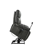 Streamdale Furniture Electric Power Lift Recliner Chair with Massage, Heat & Phone Holder