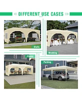 Streamdale Furniture 10x20 Canopy Tent with Sidewalls Durable, Uv-Resistant, Adjustable Height