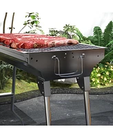 Streamdale Furniture Portable Folding Charcoal Grill with Vent Control