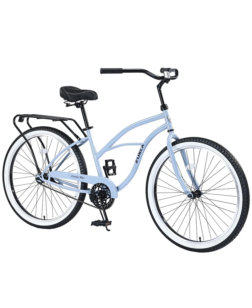 Streamdale Furniture 17-inch Single-Speed Cruiser Bike with Classic Comfort Features