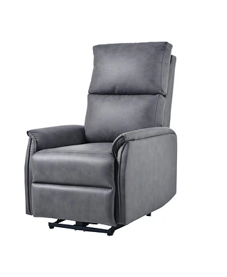 Simplie Fun Deluxe Power Recliner Chair Usb Port, Side Control, Extendable Footrest