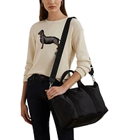 Lauren Ralph Stevie Extra-Large Nylon Tote Bag