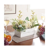 Safavieh Faux 13 Inch Hydrangea Potted Arrangement