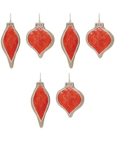 Slickblue Decorative Ornaments Set of 6 - Ideal for Festive Holiday and Seasonal Decorating