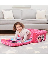 Marshmallow Furniture Kids 2-in-1 Flip Open Foam Compress Sofa Bed, Minnie Mouse