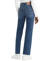 Levi's Women's Ribcage Ultra High Rise Straight Ankle Jeans