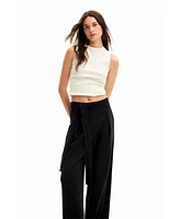 Desigual Women's Wide-leg knit trousers