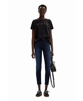 Desigual Women's Shiny logo T-shirt
