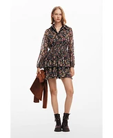 Desigual Women's Short floral dress