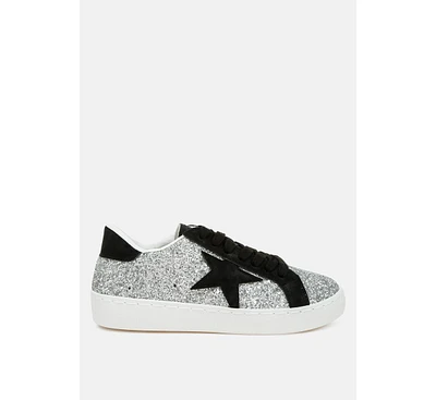 London Rag Shinding Glitter Star Chunky Sneakers