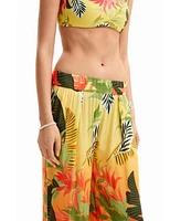 Desigual Women's Tropical wide-leg trousers