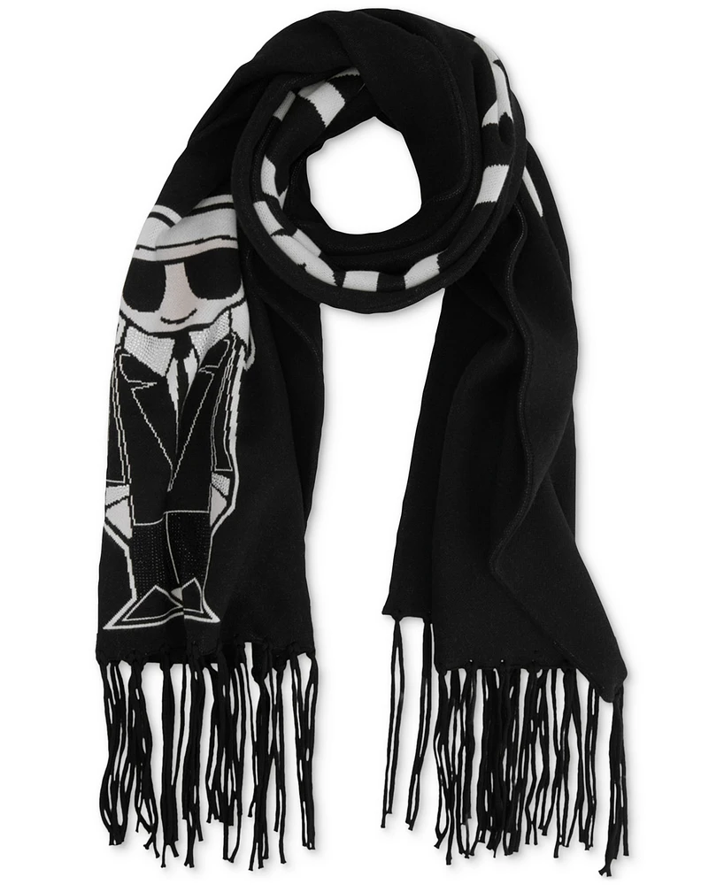 Karl Lagerfeld Paris Women's Rhinestone Karl Scarf