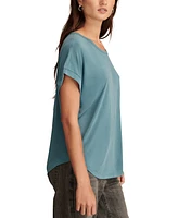 Lucky Brand Women's Short Sleeve Sandwash Dolman Tee