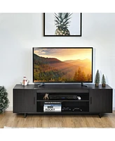 Gymax Modern Tv Stand Media Entertainment Center for Tv's up To 65'' w/Storage Cabinet