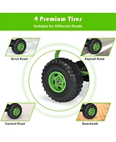Skonyon 4 Wheel Pedal Powered Ride On Car with Adjustable Seat