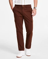 Club Room Men's Regular-Fit Stretch Cargo Pants, Created for Macy's