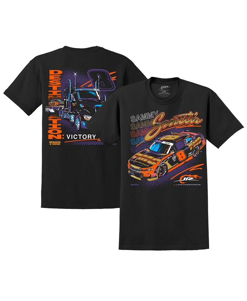 Jr Motorsports Team Apparel Men's Black Sammy Smith Destination: Victory Lane T-Shirt