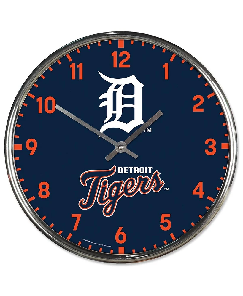 Wincraft Detroit Tigers Chrome Wall Clock