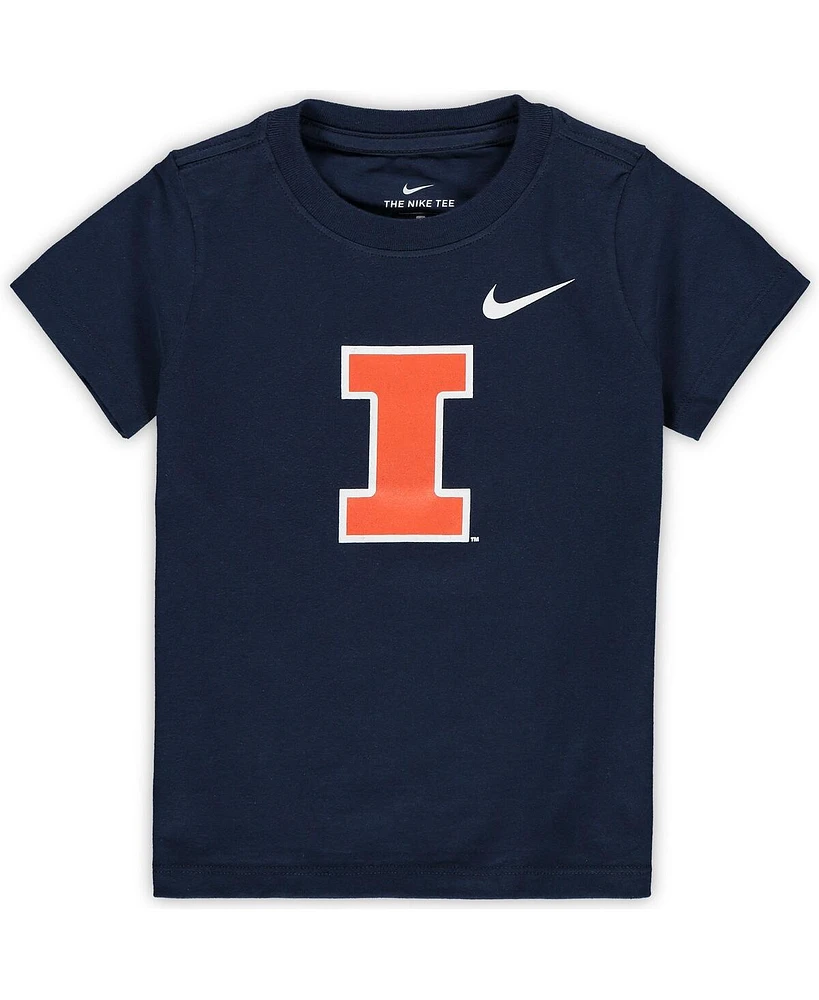 Nike Toddler Navy Illinois Fighting Illini Logo T-Shirt