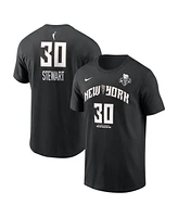 Nike Men's and Women's Breanna Stewart Black New York Liberty Explorer Edition Name Number T-Shirt