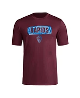 Adidas Men's Burgundy Colorado Rapids Local Pop Aeroready T-Shirt