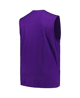 Profile Men's Purple Lsu Tigers Big Tall Tank Top