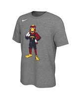 Nike Men's and Women's Heather Charcoal Atlanta Hawks Team Mascot T-Shirt