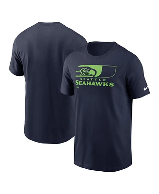 Nike Men's College Navy Seattle Seahawks Air Essential T-Shirt