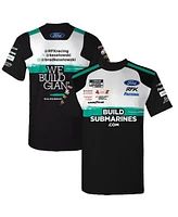 Checkered Flag Sports Men's Black Brad Keselowski BuildSubmarines.com Uniform T-Shirt