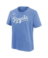 Nike Big Boys and Girls Bobby Witt Jr. Light Blue Kansas City Royals Home Player Name Number T-Shirt