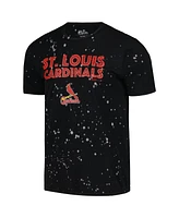 Majestic Men's Black/White St. Louis Cardinals Splatter T-Shirt