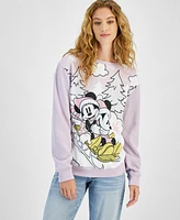 Disney Juniors' Mickey & Minnie Sled Ride Sweatshirt