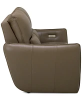 Jekyns Leather Power Sofa, Created for Macy's
