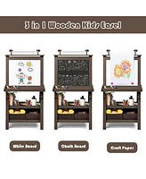 Skonyon 3-in-1 Double-Sided Storage Art Easel