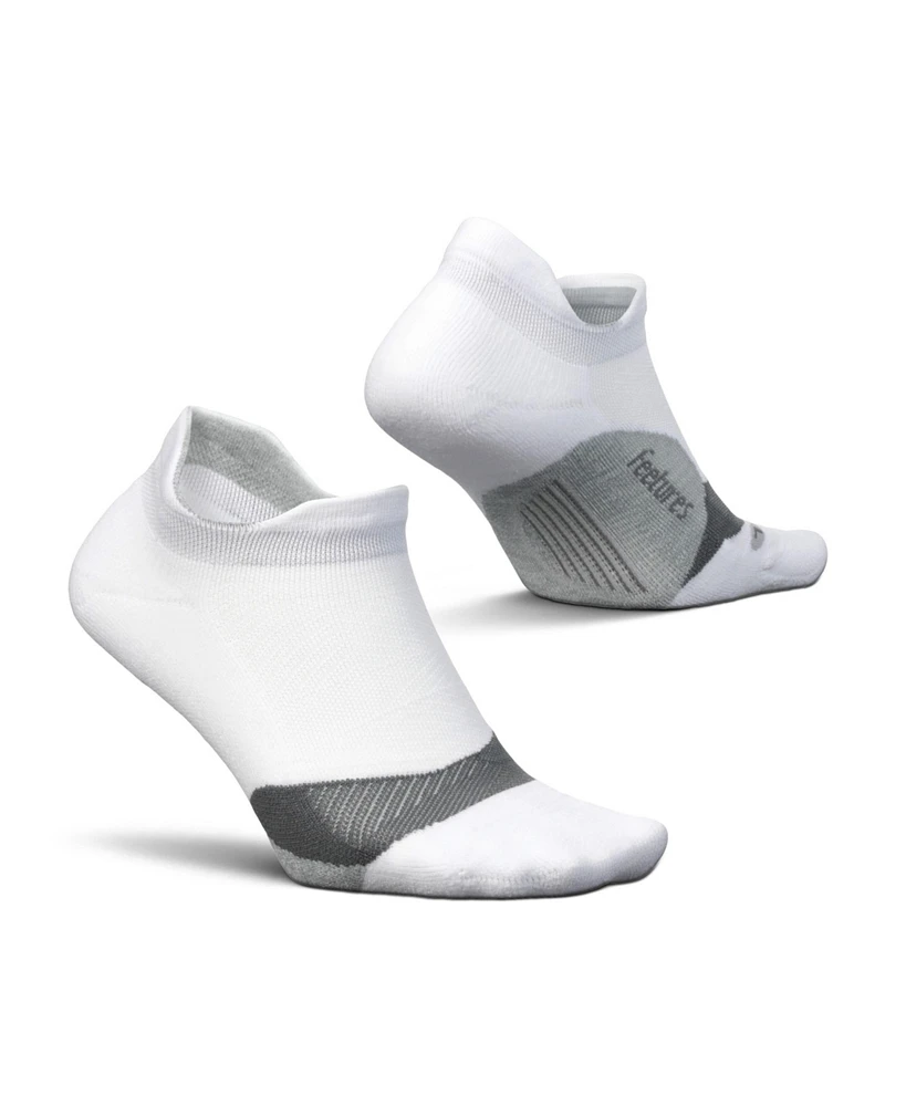 Feetures Men's Elite Light Cushion No Show Tab - Running Socks for Men & Women - Athletic Compression Socks - Moisture Wicking - Medium
