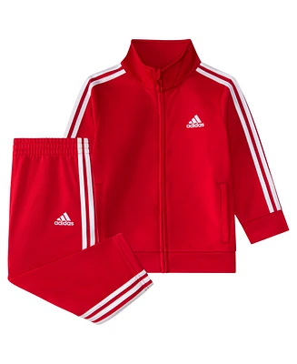 adidas Baby Boys 2-Piece Long Sleeve Essential Tricot Set