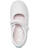 Keds Toddler Girls Ella Flowers Mary Jane Stay-Put Closure Casual Sneakers from Finish Line