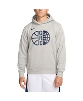 Nike Men's Gray Greece Basketball 224 Summer Authentic Practice Club Pullover Hoodie