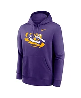 Nike Men's Lsu Tigers Primetime Alternate Logo Club Fleece Pullover Hoodie