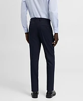 Mango Men's Stretch Fabric Slim-Fit Suit Pants