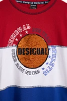 Desigual Boys Boys's Tricolor basketball T-shirt