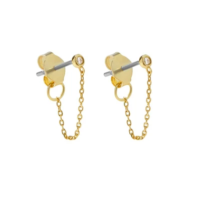 Ana Luisa Gold Chain Earrings - Shane