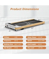 Slickblue Under Desk Treadmill with Remote Control and Led Display for Home Office
