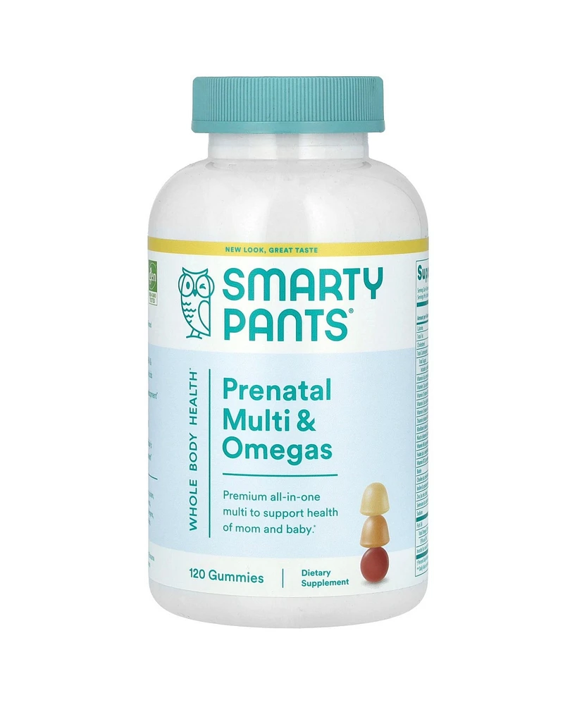 SmartyPants Prenatal Multi & Omegas Lemon Orange and Strawberry Banana