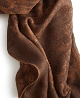 I.n.c. International Concepts Animal Print Jacquard Shine Wrap Scarf, Created for Macy's