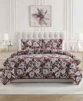 Seventh Studio Whim Floral Plush 2-Pc. Quilt Set, Twin